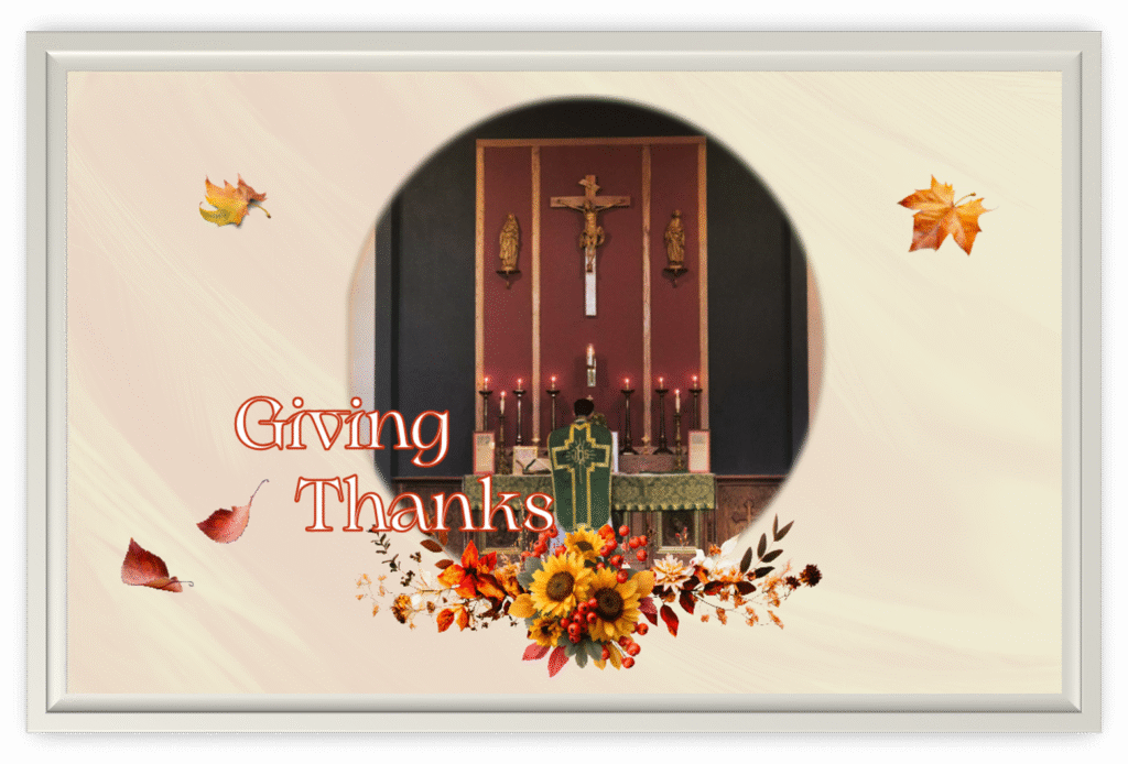 Father Gabriel Souza Thanksgiving Message